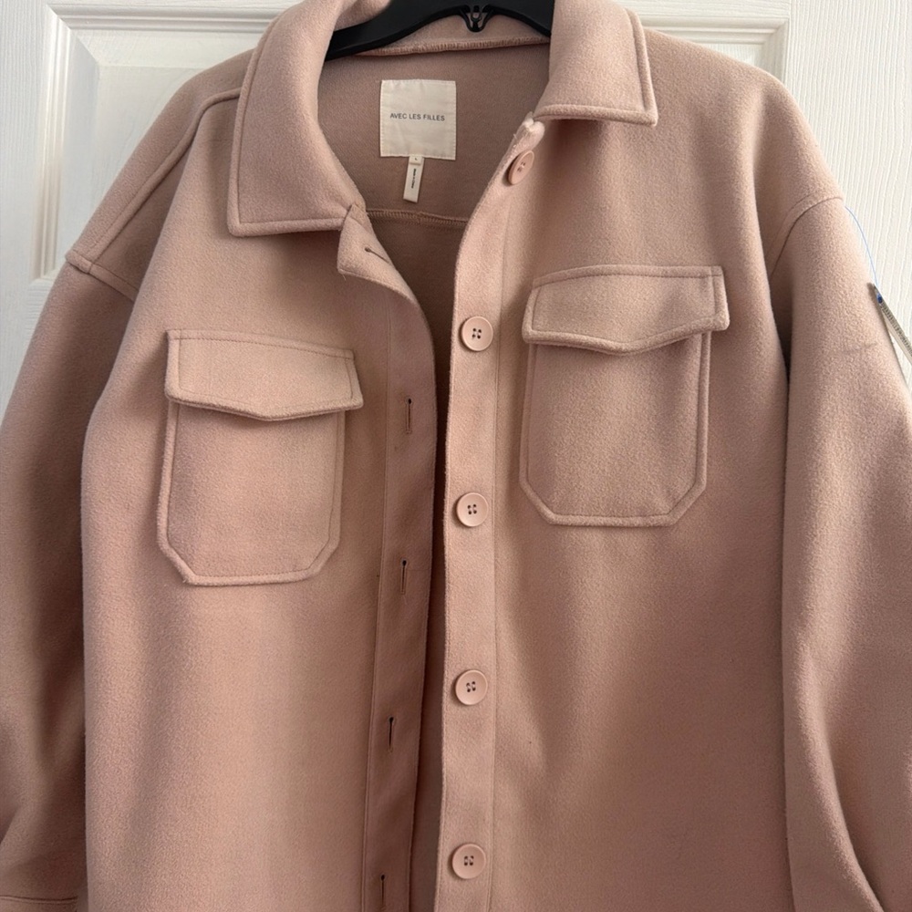 Zara Soft Pink Utility Jacket